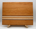 Handmade Cherry Cutting Board with Walnut/Maple Accent